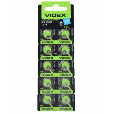 Годинникова батарея Videx AG0/LR521 Blister