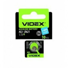 Годинникова батарея Videx AG1/LR621/G1/LR60/164/GP64A/364/SR621W