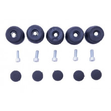 Комплект амортизаторів, заглушок, болтів (чорний)