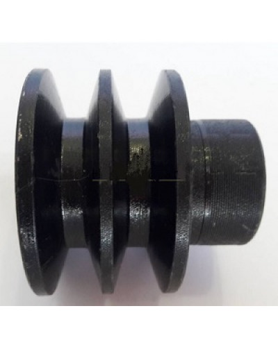 Купити 168F - шків ременя провідний 2 струмки (під колінвал Ø20mm)