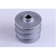 168F - Шків ременя провідний 3 струмки (пос. Ø19mm, зовнішній Ø85mm)