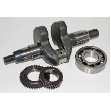 186F - колінвал у зборі (під шліц Ø25mm)