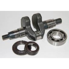 186F - колінвал у зборі (під шліц Ø25mm)