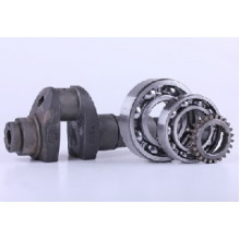 180N - колінвал у зборі (підшипники 6310/6210, шестерня) - Premium