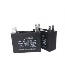 Конденсатор 4 mF CBB61 450VAC, квадратний
