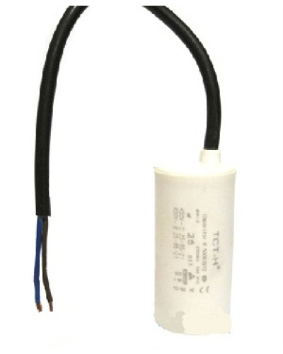 Купити Конденсатор робочий 25 mF СВВ60 450 VAC, дроти