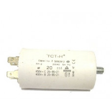 Конденсатор робочий 20 mF СВВ60 450 VAC, болт+клеми