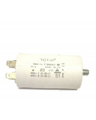 Купити Конденсатор робочий 20 mF СВВ60 450 VAC, болт+клеми