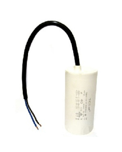 Купити Конденсатор робочий 40 mF СВВ60 450 VAC, дроти
