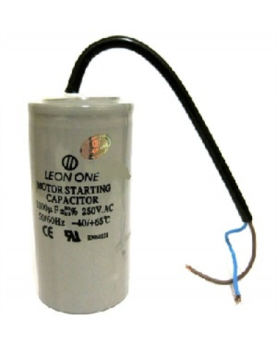 Купити Конденсатор пусковий 1000 mF CD60 330 VAC, дроти.