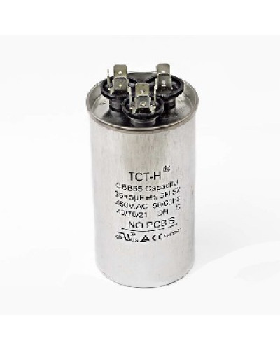 Купити Конденсатор 35+5 mF CBB65 450VAC, металевий