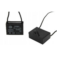 Конденсатор 1.5 mF CBB61 450VAC, квадратний