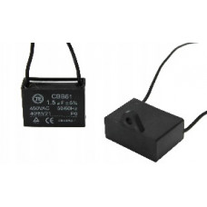 Конденсатор 1.5 mF CBB61 450VAC, квадратний