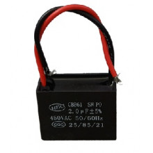Конденсатор 2 mF CBB61 450VAC, квадратний