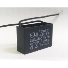 Конденсатор 4 mF CBB61 450VAC, квадратний