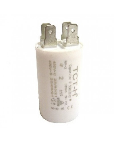 Купити Конденсатор робочий 2 mF СВВ60 450 VAC, клеми