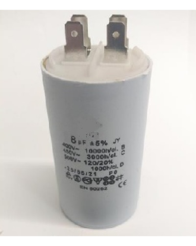 Купити Конденсатор робочий 8 mF СВВ60 450 VAC, клеми