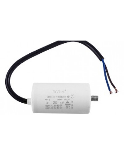 Купити Конденсатор робочий 20 mF СВВ60 450 VAC, дроти