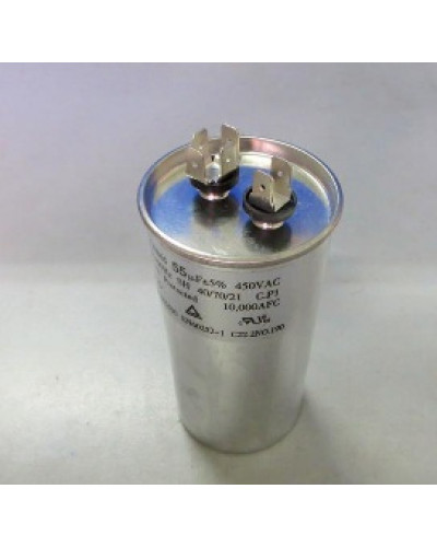 Купити Конденсатор 55 mF CBB65 450VAC, металевий