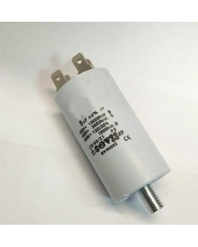 Купити Конденсатор робочий 5 mF СВВ60 450 VAC, болт+клеми