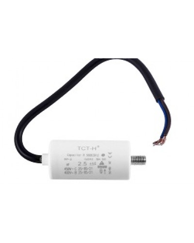Купити Конденсатор робочий 2,5 mF СВВ60 450 VAC, болт+проводи