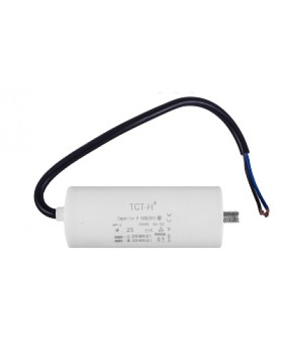 Купити Конденсатор робочий 25 mF СВВ60 450 VAC, болт+проводи