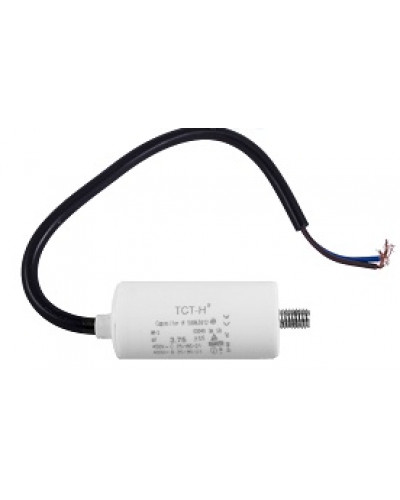 Купити Конденсатор робочий 3,75 mF СВВ60 450 VAC, болт+проводи