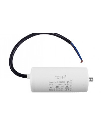 Купити Конденсатор робочий 35 mF СВВ60 450 VAC, болт+проводи