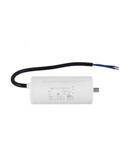 Купити Конденсатор робочий 45 mF СВВ60 450 VAC, болт+проводи