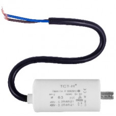 Конденсатор робочий 6.3 mF СВВ60 450 VAC, болт+проводи