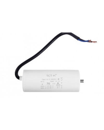 Купити Конденсатор робочий 70 mF СВВ60 450 VAC, болт+проводи