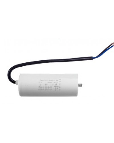 Купити Конденсатор робочий 80 mF СВВ60 450 VAC, болт+проводи