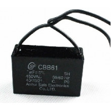 Конденсатор 1 mF CBB61 450VAC, квадратний