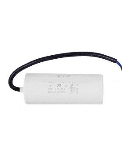 Купити Конденсатор робочий 80 mF СВВ60 450 VAC, дроти