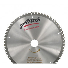 Диск пильний Атака 250x60x32 по ламінату.