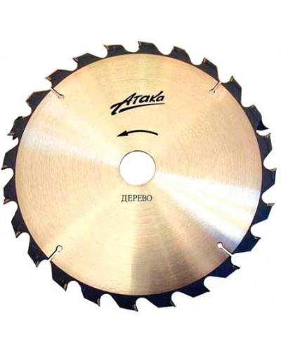 Купити Диск пильний Атака 200x24x30 по дереву