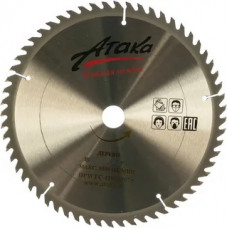 Диск пильний Атака 210x60x30 по дереву (тонкий)