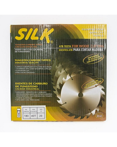 Купити Диск пильний SILK 180x40x20 по дереву
