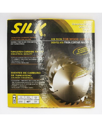 Купити Диск пильний SILK 250x40x32 по дереву