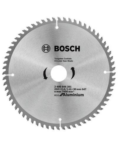 Купити Диск пильний Bosch 210x64x30 по алюмінію