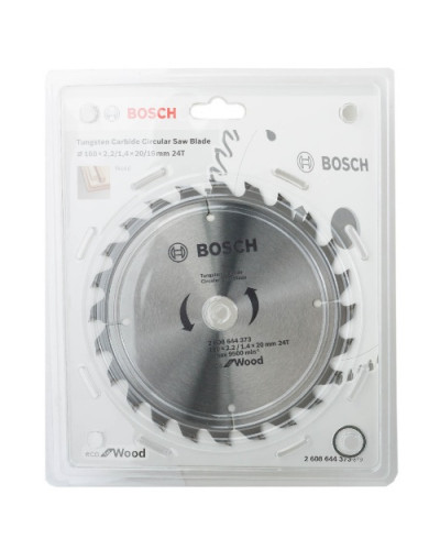 Купити Диск пильний Bosch 160x24x20 по дереву.