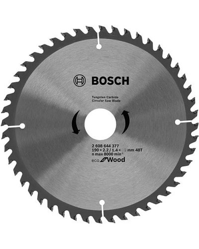 Купити Диск пильний Bosch 190x48x20 по дереву.
