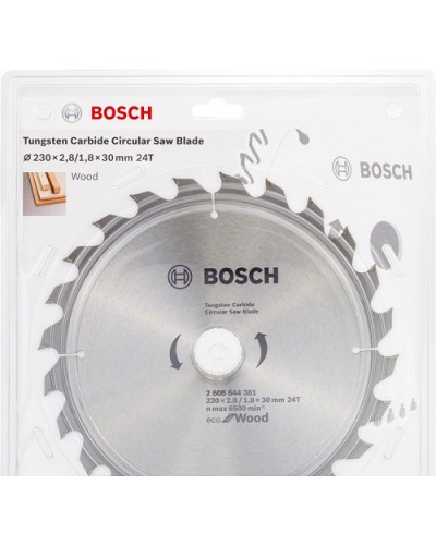 Купити Диск пильний Bosch 230x24x30 по дереву.