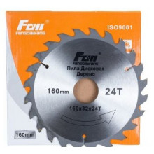 Диск пильний Fow 160x24x32 по дереву