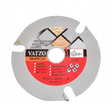 Диск пильний тризубовий Vatzo Ø125мм на болгарку