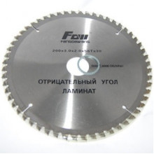 Диск пильний Fow 250x100x30 по ламінату