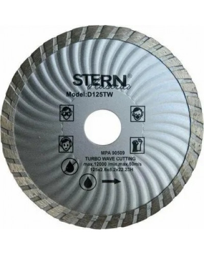 Купити Диск алмазний відрізний Stern 125мм TW