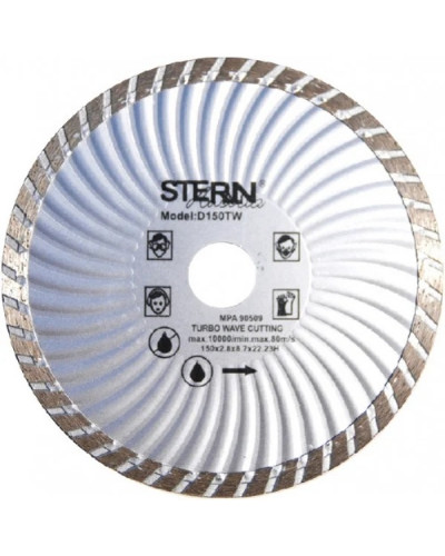 Купити Диск алмазний відрізний Stern 150мм TW