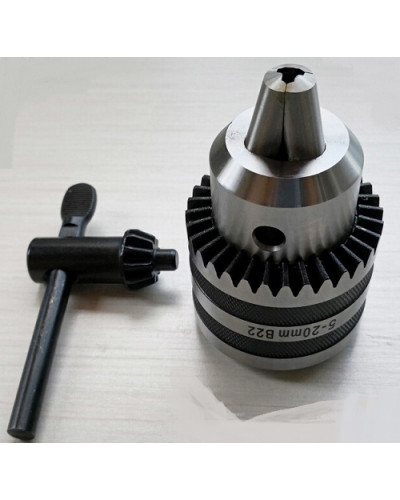 Купити Патрон для дриля B22 Ø5.0-20мм з ключем