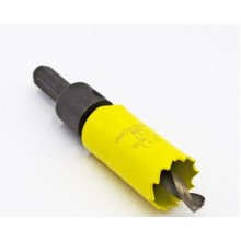 Коронка біметал Ø19мм з хвостовиком